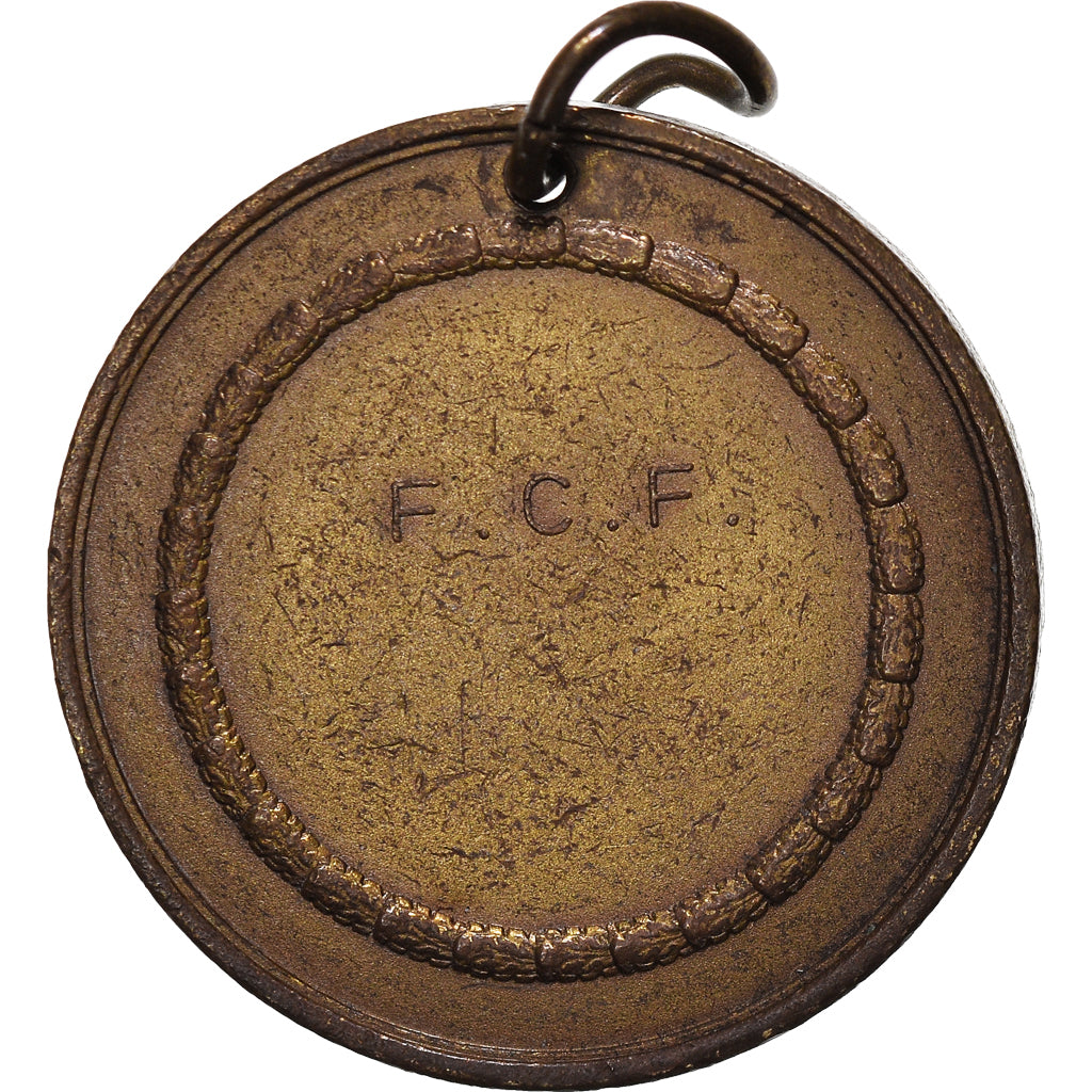 France, Medal, Fédération Cynologique de France, Chiens, EF(40-45), Bronze