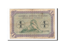 Banconote, Pirot:23-54, MB+, Belfort, 1 Franc, 1918, Francia