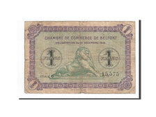 France, Belfort, 1 Franc, 1918, TB, Pirot:23-54