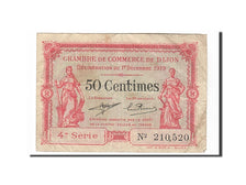France, Dijon, 50 Centimes, 1919, EF(40-45), Pirot:53-17