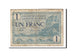 Banconote, Pirot:46-26, MB+, Chateauroux, 1 Franc, 1920, Francia