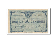 France, Chateauroux, 50 Centimes, 1916, AU(55-58), Pirot:46-16