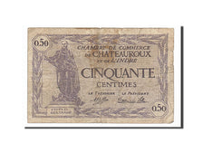 Banknote, Pirot:46-24, 50 Centimes, 1920, France, VF(20-25), Chateauroux