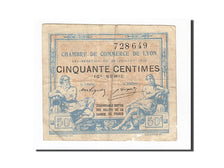 France, Lyon, 50 Centimes, 1920, VF(30-35), Pirot:77-22