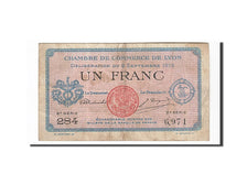 Billet, France, Lyon, 1 Franc, 1915, TB+, Pirot:77-6