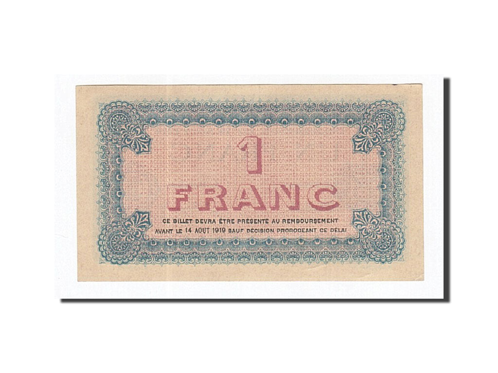 Banknote, Pirot:77-1, 1 Franc, 1914, France, UNC(63), Lyon