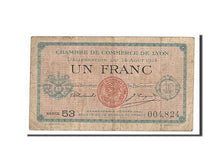France, Lyon, 1 Franc, 1914, VF(30-35), Pirot:77-1