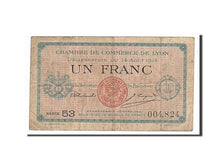 France, Lyon, 1 Franc, 1914, TB+, Pirot:77-1