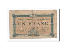 Banknote, Pirot:83-15, 1 Franc, 1917, France, VF(20-25), Montauban