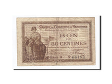 Banknot, Francja, Bayonne, 50 Centimes, 1919, VF(30-35), Pirot:89-17
