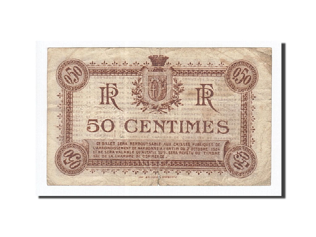 Billet, France, Bayonne, 50 Centimes, 1919, TB+, Pirot:89-17