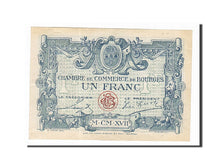 Banknote, Pirot:32-9, 1 Franc, 1917, France, AU(50-53), Bourges