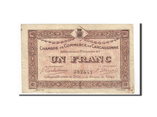 Banconote, Pirot:38-6, BB, Carcassonne, 1 Franc, 1914, Francia
