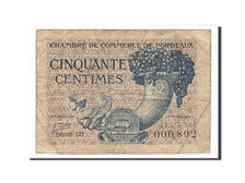 Geldschein, Frankreich, Bordeaux, 50 Centimes, 1921, S, Pirot:30-28