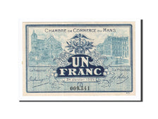 Frankreich, Le Mans, 1 Franc, 1922, UNZ, Pirot:69-25