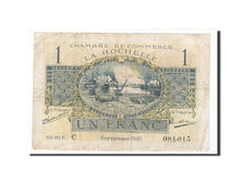 Banknote, Pirot:66-9, 1 Franc, 1920, France, EF(40-45), La Rochelle