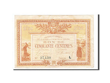 Billet, France, La Roche-sur-Yon, 50 Centimes, 1922, TTB+, Pirot:65-31