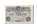 Banknot, Francja, Laval, 1 Franc, 1920, EF(40-45), Pirot:67-2