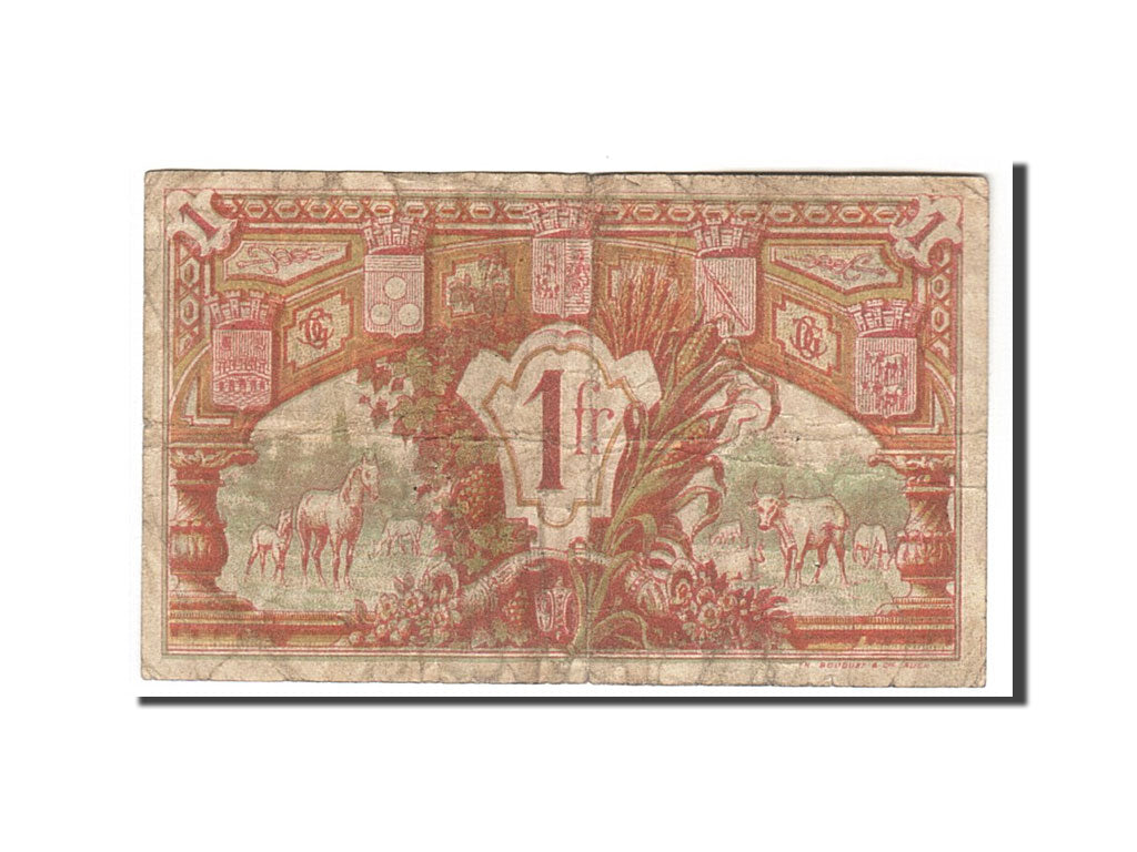 France, Auch, 1 Franc, 1921, TB, Pirot:15-33