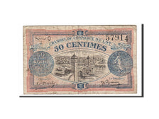 Banconote, Pirot:35-25, MB+, Cahors, 50 Centimes, 1920, Francia