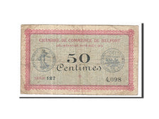 France, Belfort, 50 Centimes, 1915, VF(30-35), Pirot:23-1