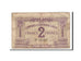 Banconote, Pirot:2-11, B+, Agen, 2 Francs, 1917, Francia
