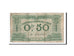 Banconote, Pirot:2-7, MB+, Agen, 50 Centimes, 1917, Francia