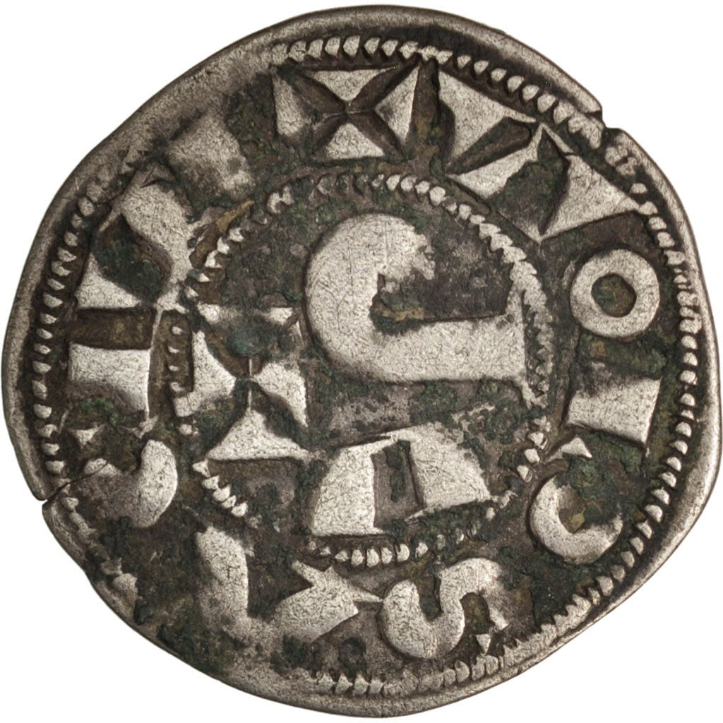 France, Languedoc, Raymond V,VI,VII, Denarius, VF(30-35), Silver, Boudeau:721