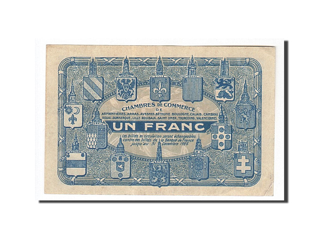 Banknote, Pirot:94-7, 1 Franc, France, UNC(63), Lille
