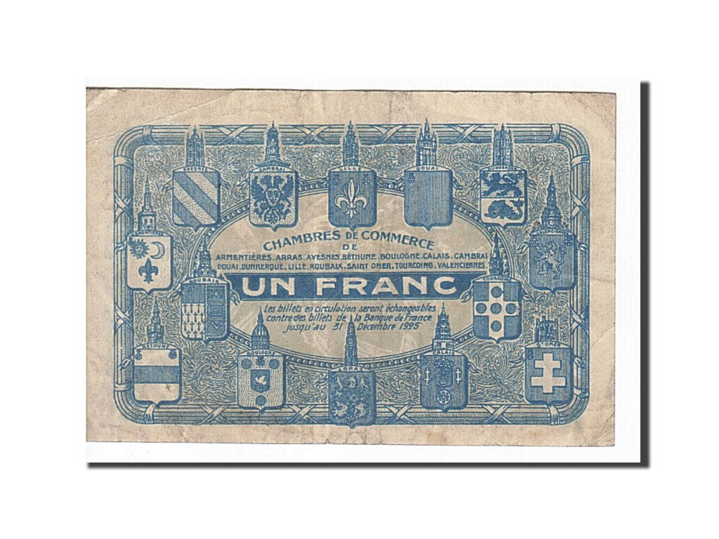 France, Lille, 1 Franc, TTB, Pirot:94-7