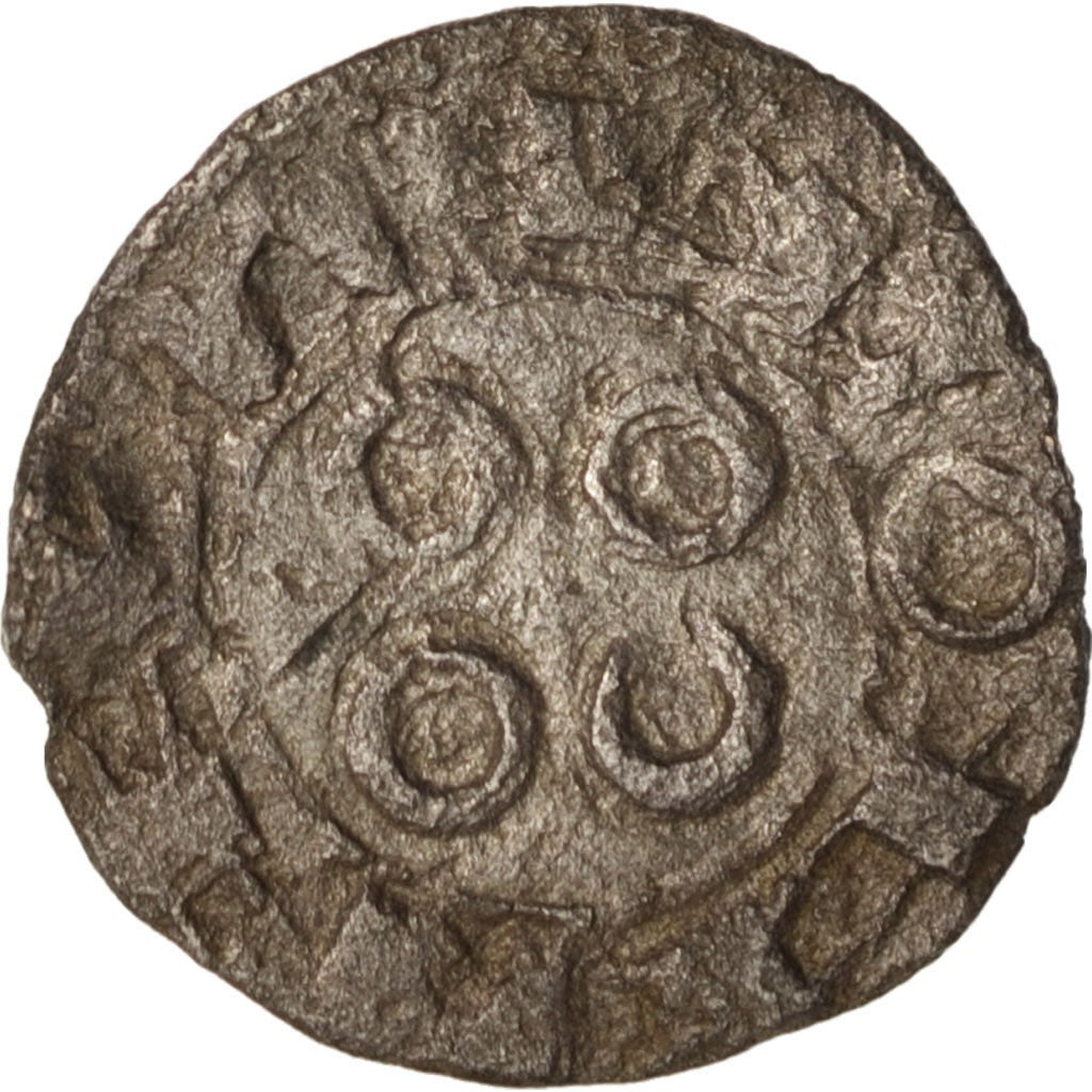 France, Languedoc, Melgeuil, Obol, VF(20-25), Silver, Boudeau:754