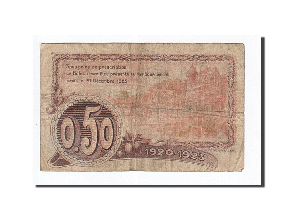 France, Laval, 50 Centimes, 1920, VF(30-35), Pirot:67-3
