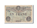 Billete, 1 Franc, Pirot:67-5, 1920, Francia, BC+, Laval