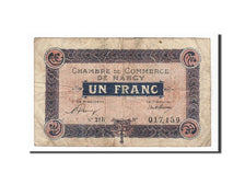 Banknote, Pirot:87-42, 1 Franc, 1920, France, VF(20-25), Nancy