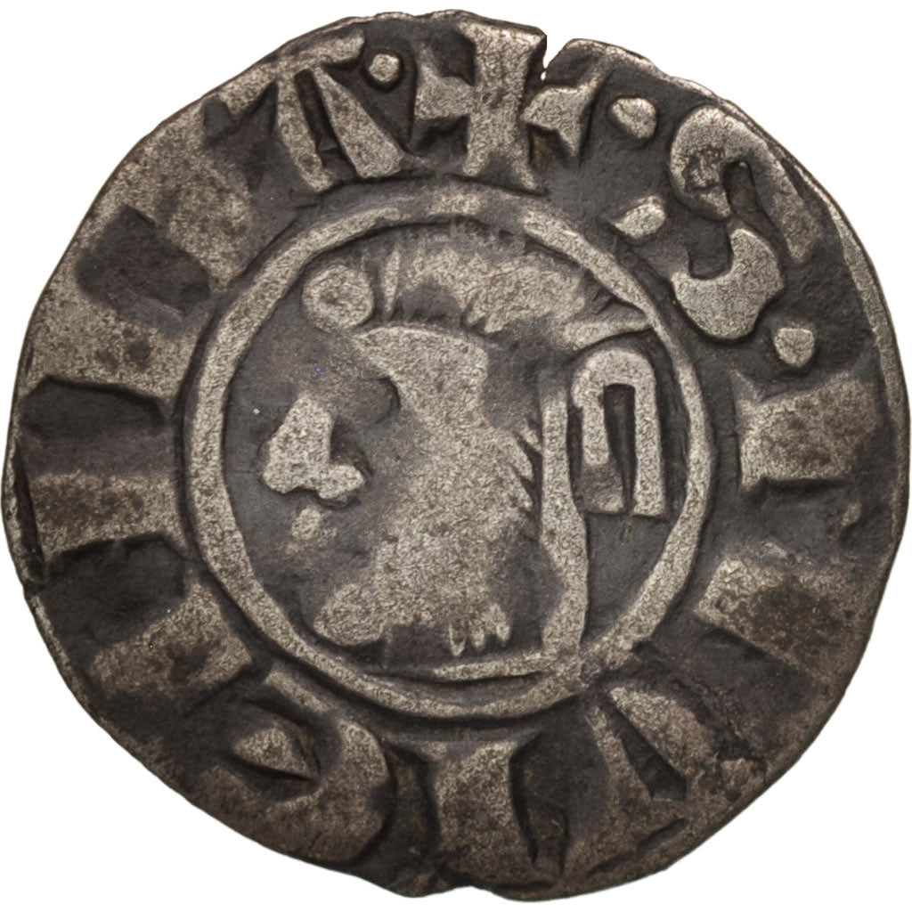 France, Dauphiné, Vienne, Denarius, VF(20-25), Silver, Boudeau:1046