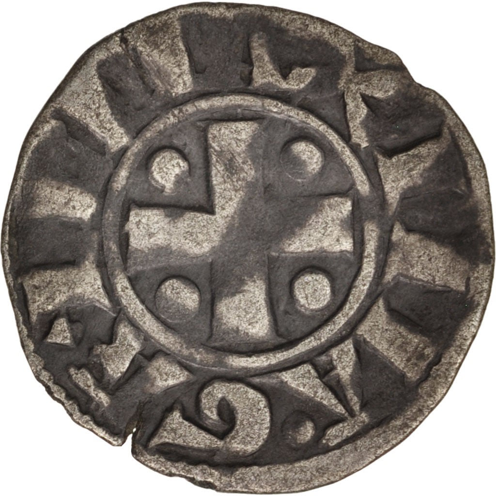 France, Dauphiné, Vienne, Denarius, VF(20-25), Silver, Boudeau:1046