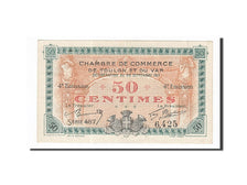 Banconote, Pirot:121-18, SPL-, Toulon, 50 Centimes, 1917, Francia