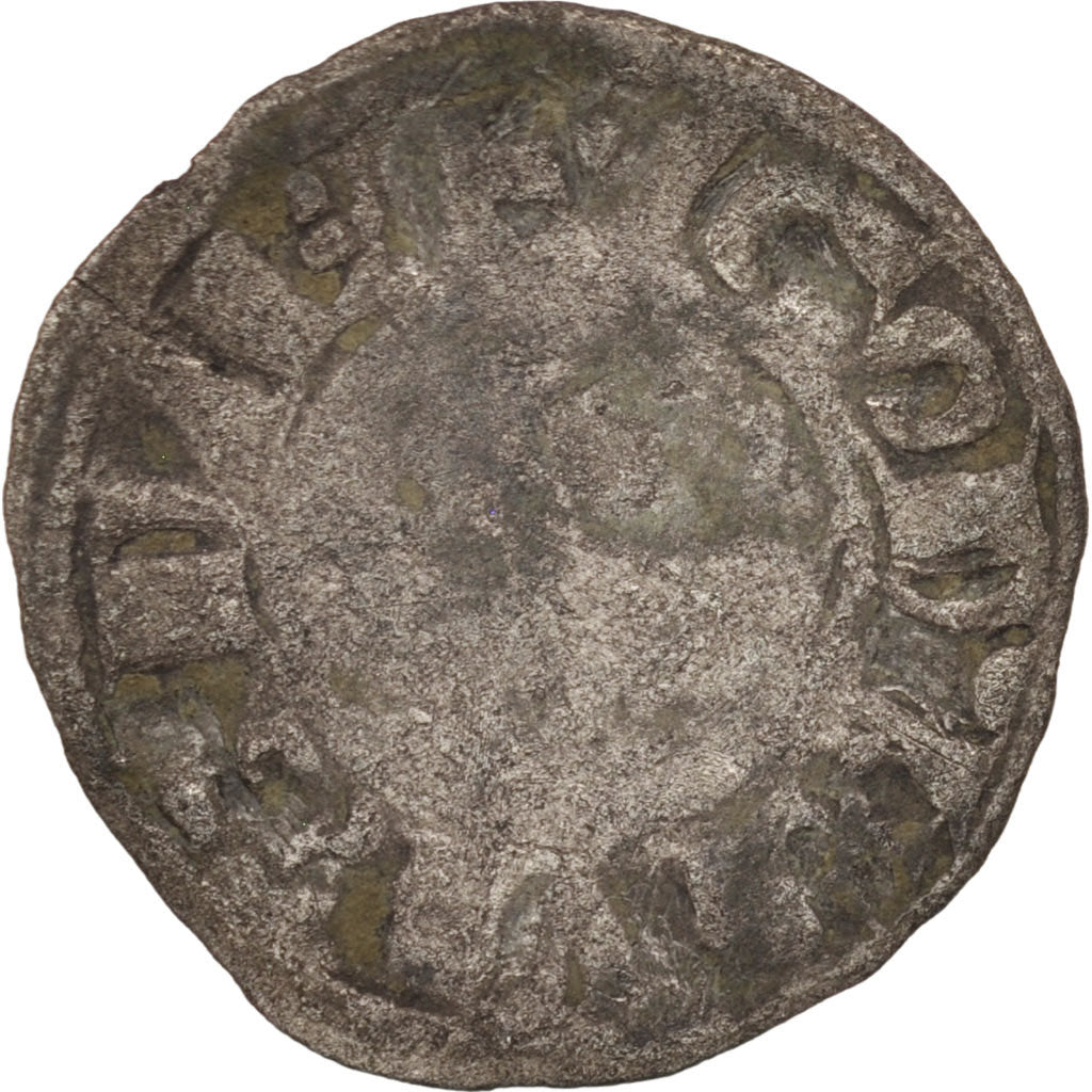 France, Duché de Bourgogne, Hugues V, Denier, B, Argent, Boudeau:1211