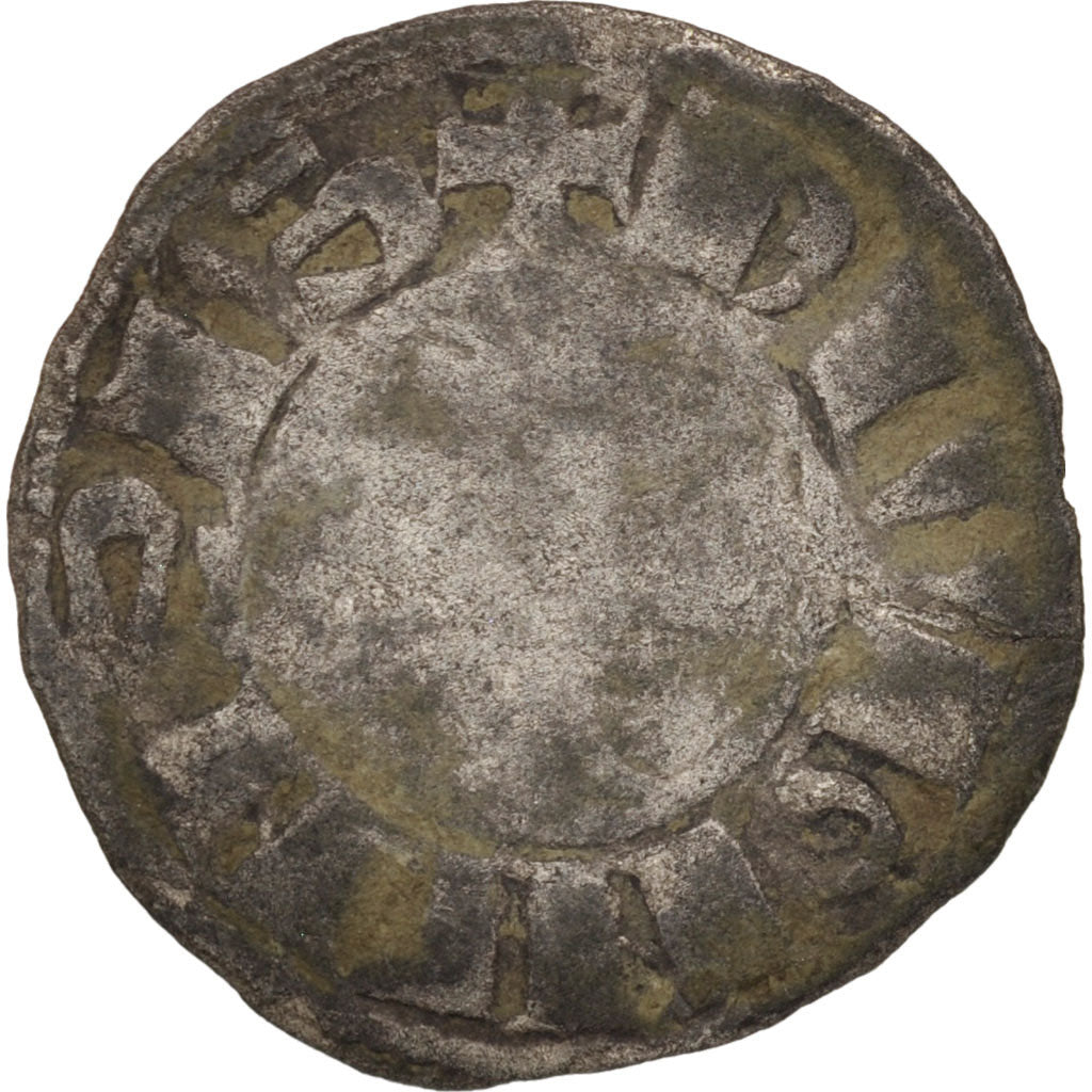 France, Duché de Bourgogne, Hugues V, Denier, B, Argent, Boudeau:1211