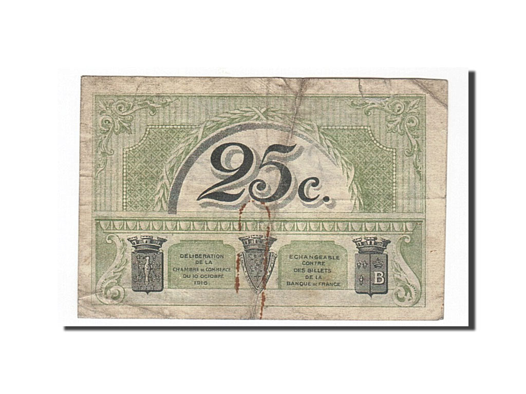 France, Le Puy, 25 Centimes, 1916, TB, Pirot:70-7