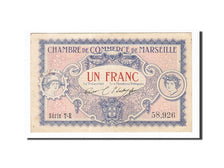 France, Marseille, 1 Franc, 1917, AU(55-58), Pirot:79-70