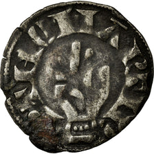 Moneda, Francia, Denarius, Undated, Besançon, BC+, Plata, Boudeau:1278