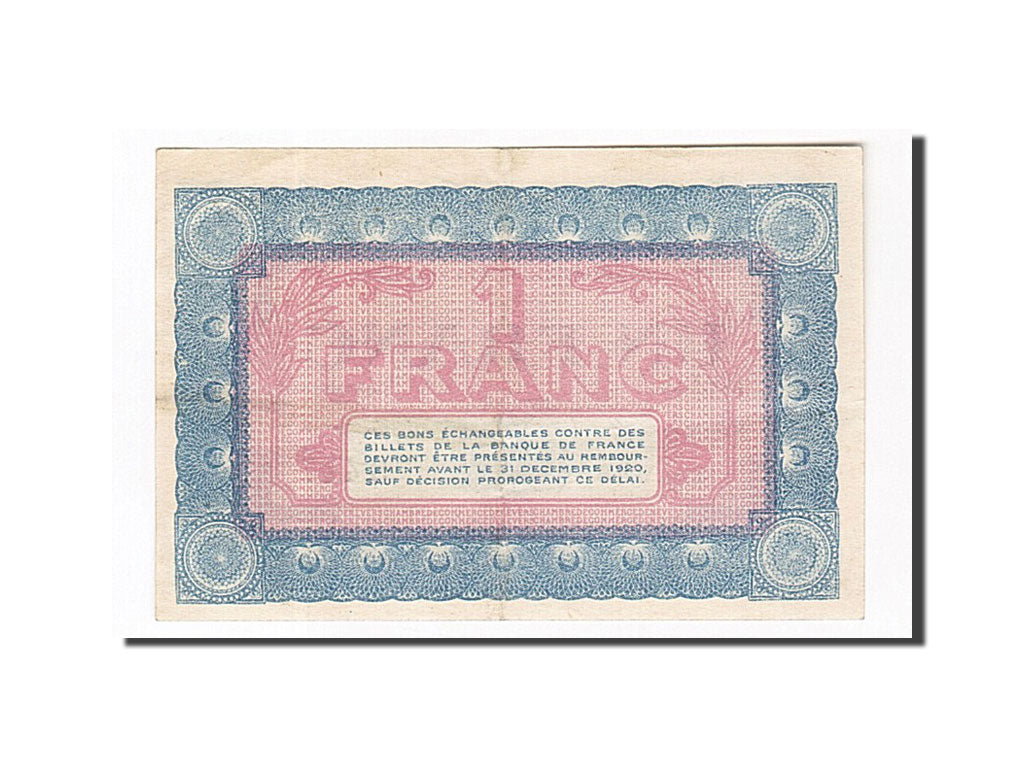 France, Nevers, 1 Franc, 1915, EF(40-45), Pirot:90-7