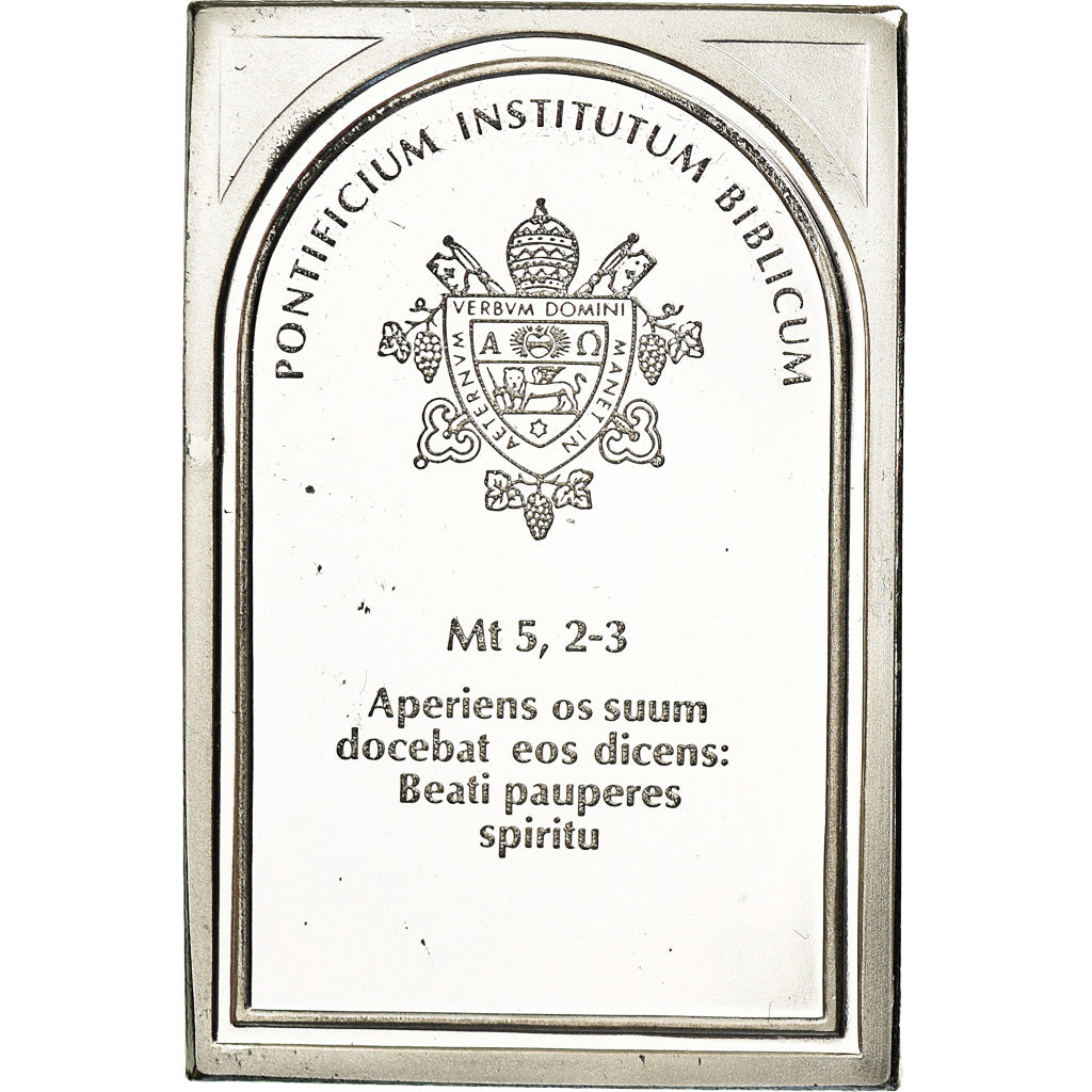 Vatican, Medal, Institut Biblique Pontifical, Matthieu 5, 2-3, Religions &