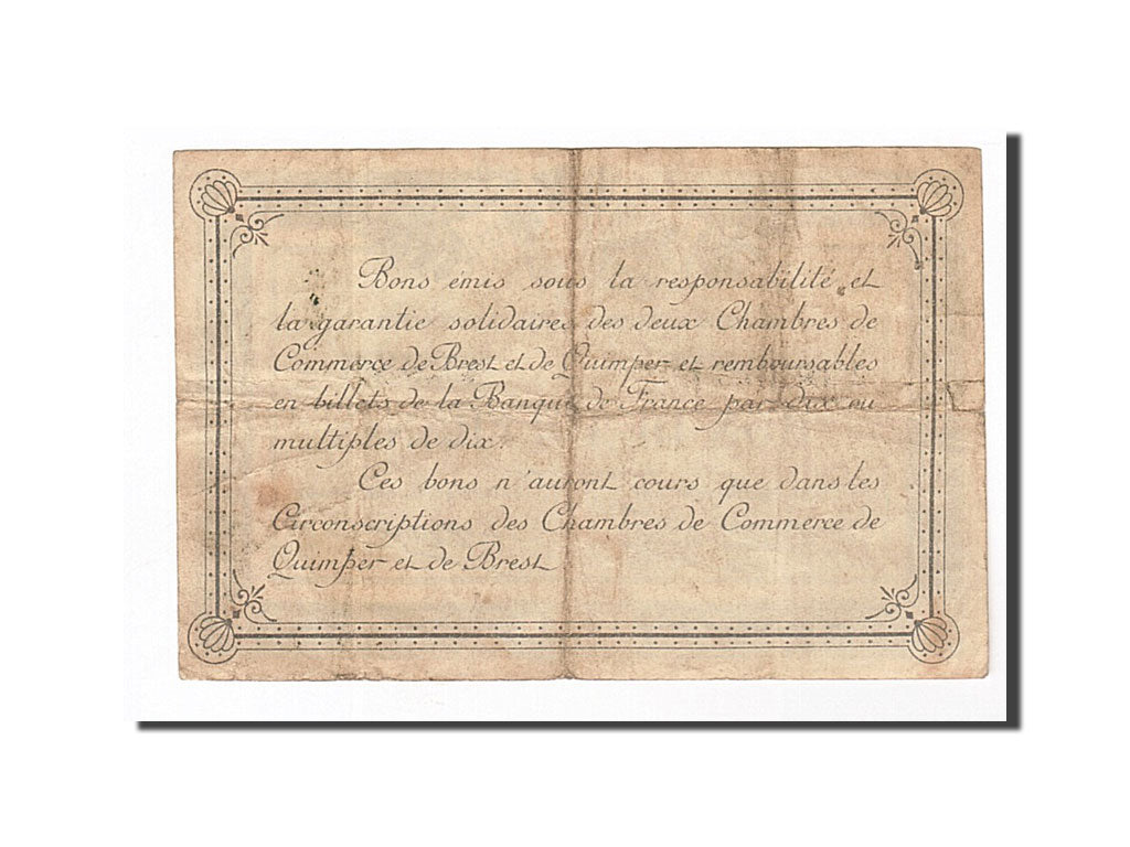 France, Quimper et Brest, 1 Franc, 1915, TTB, Pirot:104-2