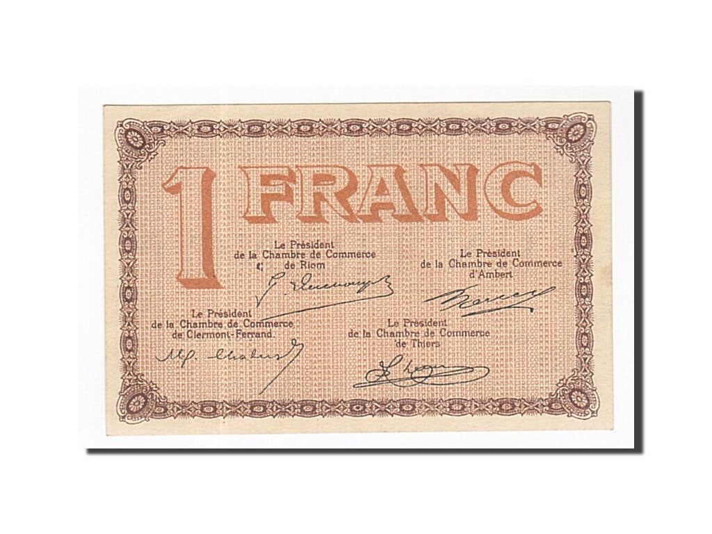 France, Clermont-Ferrand, 1 Franc, UNC(63), Pirot:103-17