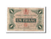 Banknote, Pirot:113-22, 1 Franc, 1921, France, VF(20-25), Saint-Dizier