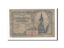 Banknote, Pirot:7-55, 50 Centimes, 1922, France, F(12-15), Amiens