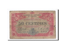 Banknote, Pirot:49-1, 50 Centimes, 1916, France, F(12-15), Cognac