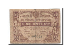 Billete, 50 Centimes, Pirot:31-29, 1920, Francia, RC+, Boulogne-sur-Mer